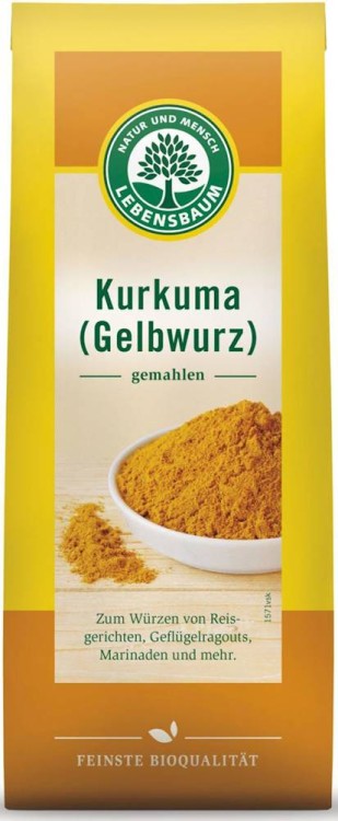 Kurkuma mielona BIO 50 g - LEBENSBAUM #1