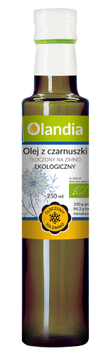 Olej z czarnuszki tłoczony na zimno Bio 250 ml - Olandia #1