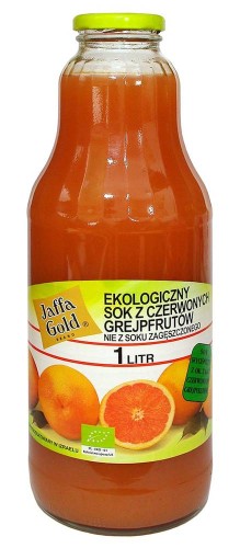 Sok z czerwonych grejpfrutów BIO 1 L - JAFFA GOLD #1