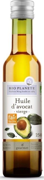 Olej z miąższu awokado tłoczony na zimno BIO 250ml - Bio Planet  #1