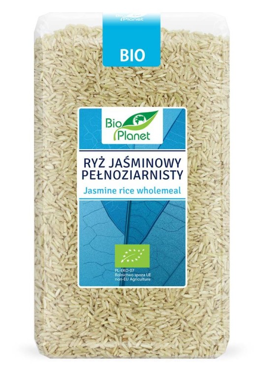  Ryż jaśminowy pełnoziarnisty  BIO 1 kg - BIO PLANET #1