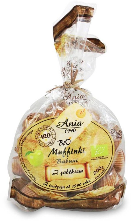 Muffinki babuni z jabłkiem BIO 200g - Bio Ania #1