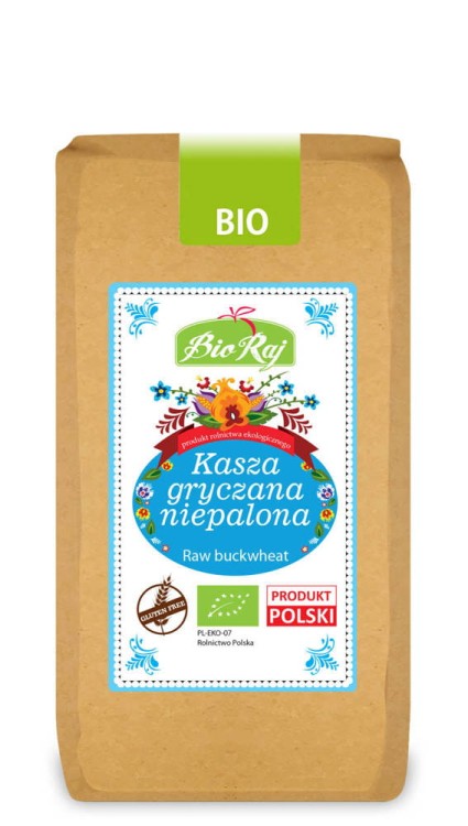  Kasza gryczana niepalona bezglutenowa BIO 500 g - BIO RAJ #1