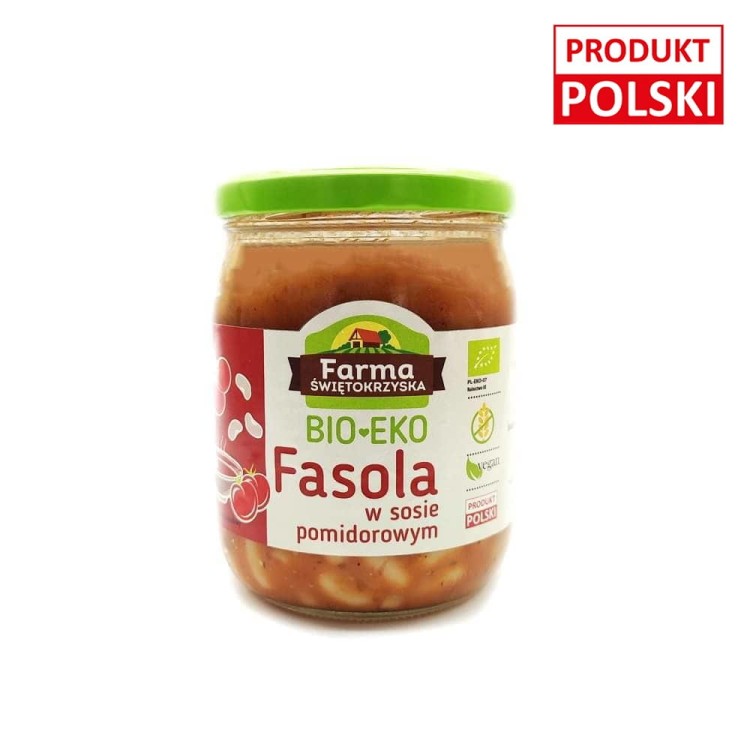 Bio fasola w sosie pomidorowym 420g  #1