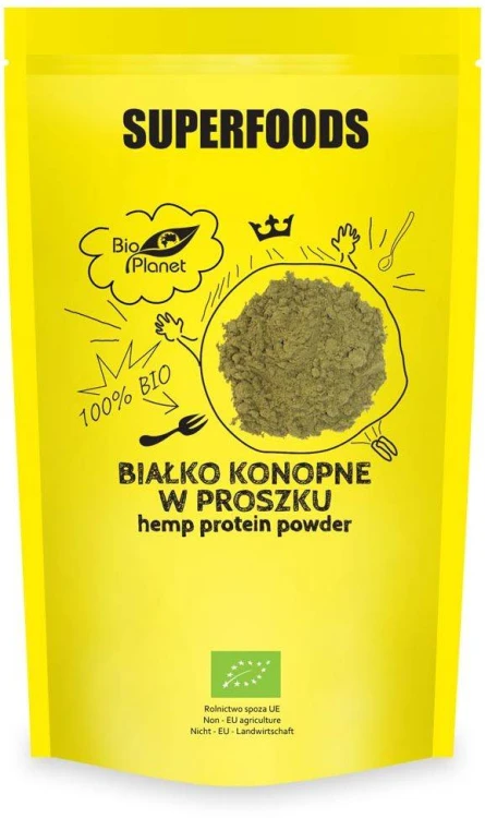 Białko konopne w proszku BIO 150g - Bio Planet  #1