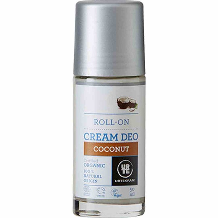 Dezodorant w kulce kokosowy kremowy BIO 50 ml - Urtekram #1