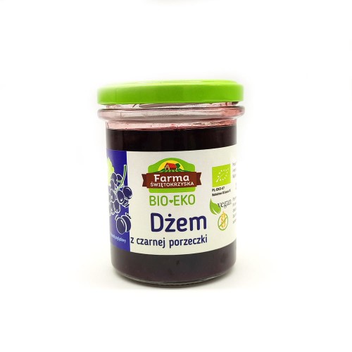 Bio dżem z czarnej porzeczki  180g  #1