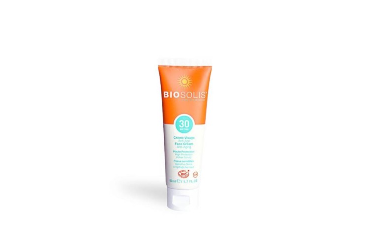 Krem przeciwsłoneczny do twarzy przeciwzmarszczkowy spf 30 eco 50ml - Biosolis  #1