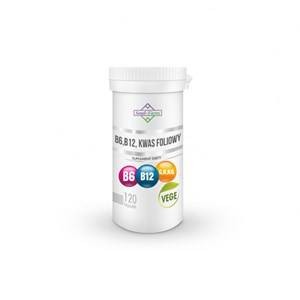 Witamina B6 + B12 + Kwas foliowy 120 kapsułek (18 mg +100 mcg + 600 mcg) - Soul farm #1