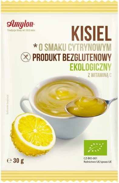 Kisiel cytrynowy bezglutenowy BIO 30g AMYLON #1