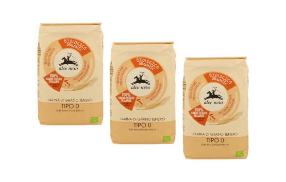 Zestaw 3x Mąka pszenna typ 0 BIO 1kg - Alce Nero #1
