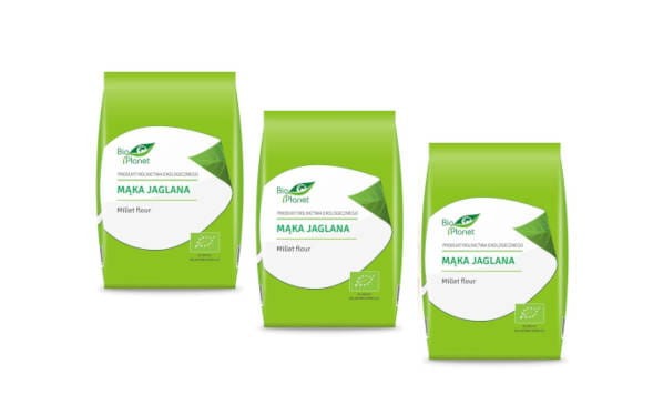 Zestaw 3x Mąka jaglana BIO 500g - Bio Planet    #1