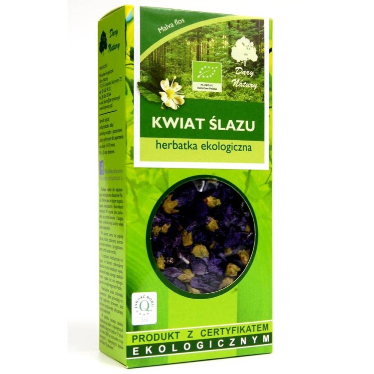 HERBATKA Z KWIATU ŚLAZU BIO 20 g - DARY NATURY #1