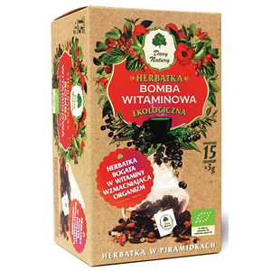 Herbatka bomba witaminowa piramidki BIO (15 x 3g) 45g - Dary Natury #1