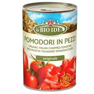 Pomidory krojone bez skóry BIO 400g (puszka) - La Bio Idea #1