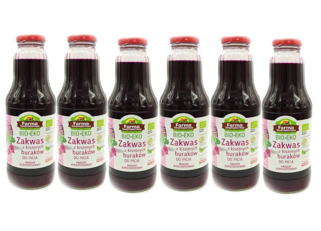 Zestaw 6x BIO zakwas z kiszonych buraków 700ml #1