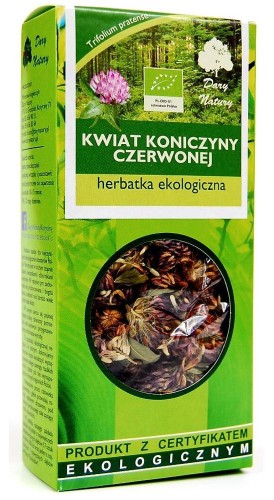 Herbatka kwiat koniczyny czerwonej BIO 25g - Dary Natury #1