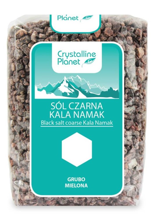 Sól czarna kala mak grubo mielona 600g - Crystalline Planet #1