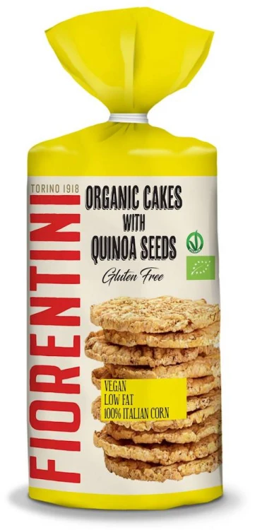 Wafle kukurydziane z quinoa bezglutenowe BIO 120g - Fiorentini #1