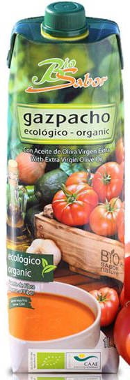 Gazpacho (Hiszpańska zupa warzywna) BIO 1l - Biosabor #1