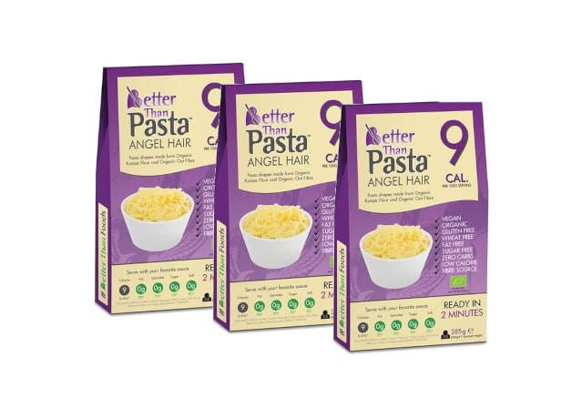 Zestaw 3x Makaron (Konjac typu noodle Angel Hair) bezglutenowy BIO 385g - Better than Foods #1