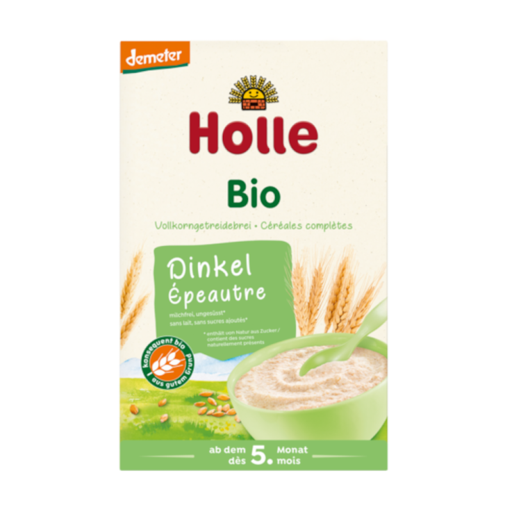 Kaszka orkiszowa pełnoziarnista bez dodatku cukrów od 5 miesiąca Demeter BIO 250g - Holle #1