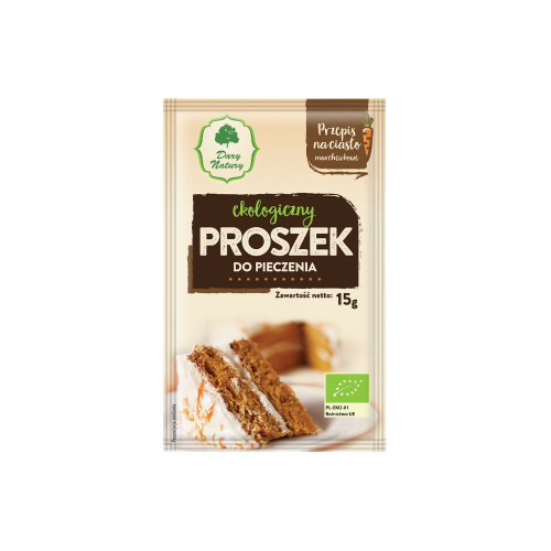 Proszek do pieczenia BIO 15g - Dary Natury #1