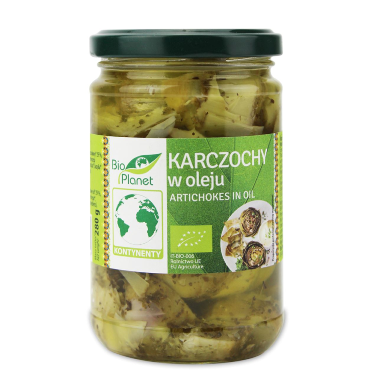 Karczochy w oleju BIO 280g - Bio Planet #1