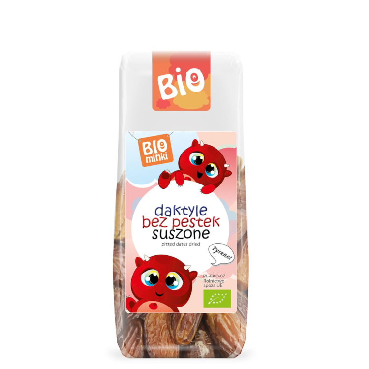 Daktyle bez pestek suszone BIO 100g - Biominki #1