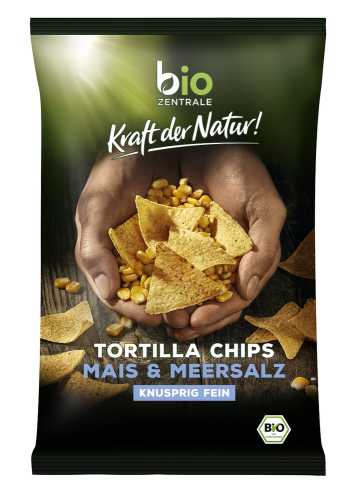 Chipsy tortilla solone bezglutenowe BIO 125g - Bio Zentrale #1