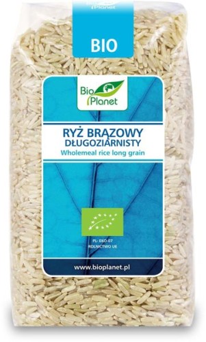 Ryż brązowy długoziarnisty BIO 500g Bio Planet #1