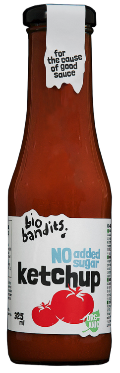 Ketchup bez dodatku cukrów BIO 325ml - Bio Bandits #1