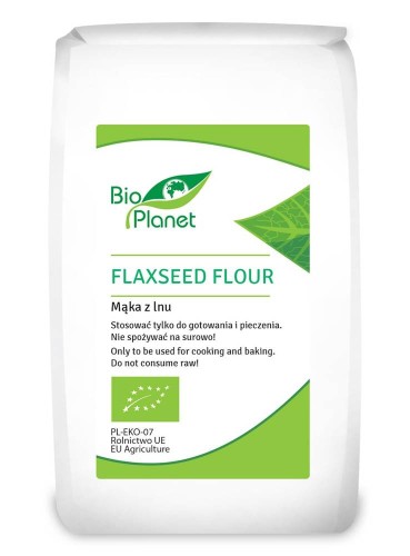 Mąka z lnu Bio 400g- Bio Planet #1