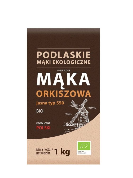 Mąka orkiszowa jasna typ 550 BIO 1kg - Bio Life #1