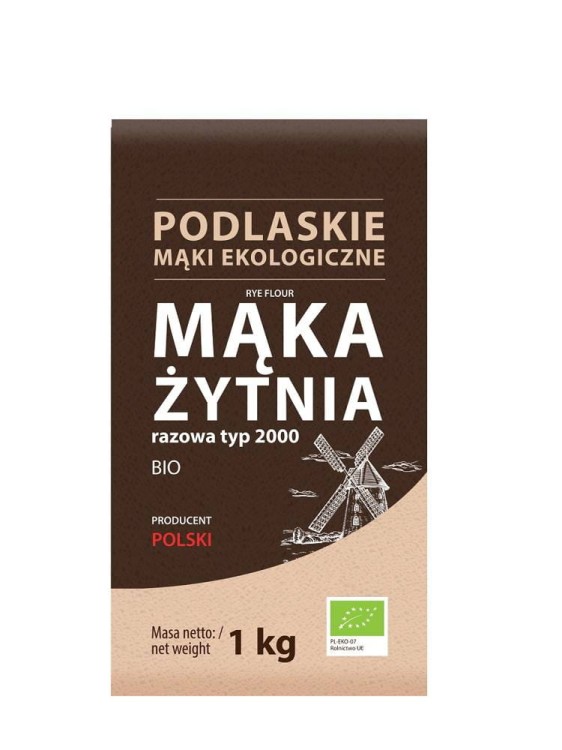 Mąka żytnia razowa typ 2000 BIO 1kg - Bio Life #1