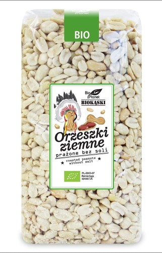 ORZESZKI ZIEMNE PRAŻONE BEZ SOLI BIO 1 kg - BIO PLANET #1