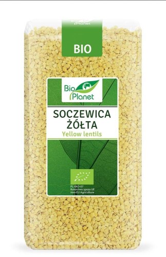 SOCZEWICA ŻÓŁTA BIO 500 g - BIO PLANET #1
