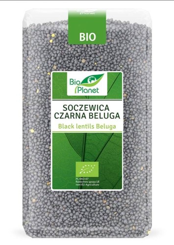 SOCZEWICA CZARNA BELUGA BIO 1 kg - BIO PLANET #1