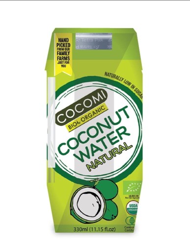 WODA KOKOSOWA NATURALNA BIO 330 ml - COCOMI #1