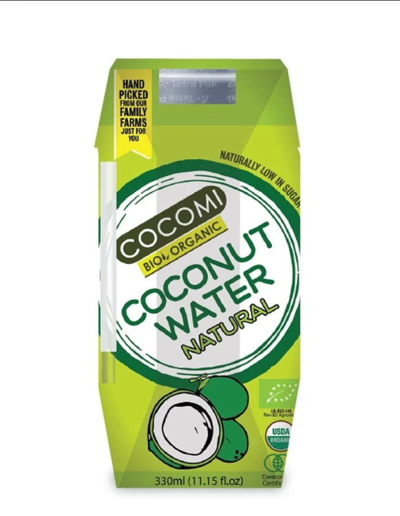 WODA KOKOSOWA NATURALNA BIO 330 ml - COCOMI #1