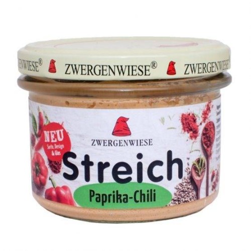 PASTA SŁONECZNIKOWA Z PAPRYKĄ BEZGLUTENOWA  BIO 180 g - ZWERGENWIESE #1