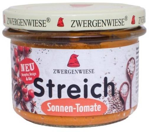 Pasta słonecznikowa z suszonymi pomidorami bezglutenowa BIO 180g- Zwergenwiese #1