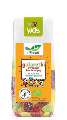 GALARETKI OWOCOWE BEZ ŻELATYNY BEZGLUTENOWE BIO 100 g - BIO PLANET #1