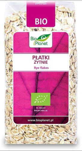 PŁATKI ŻYTNIE BIO 300 g - BIO PLANET #1