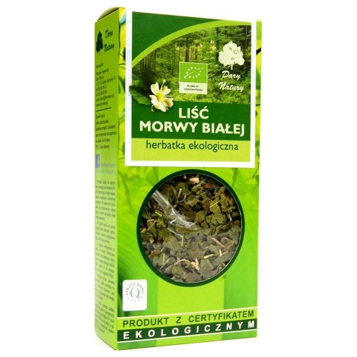 HERBATKA LIŚĆ MORWY BIAŁEJ BIO 50 g - DARY NATURY #1