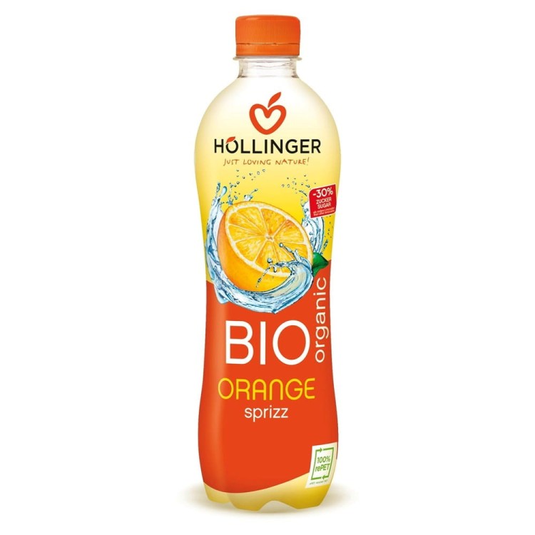 NAPÓJ GAZOWANY POMARAŃCZOWY BIO 500 ml - HOLLINGER #1