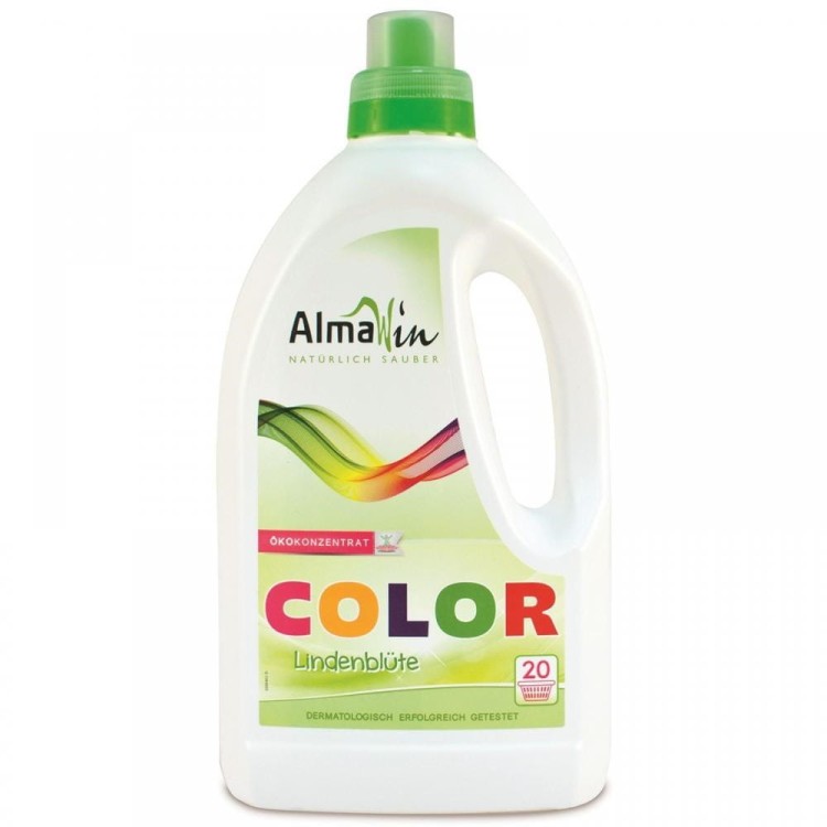 PŁYN DO PRANIA KOLOROWYCH UBRAŃ (KONCENTRAT) ECO 1,5 L (20 PRAŃ) - ALMAWIN #1