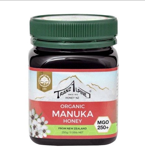MIÓD MANUKA MGO 250+ BIO 250 g - TRANZALPINE #1