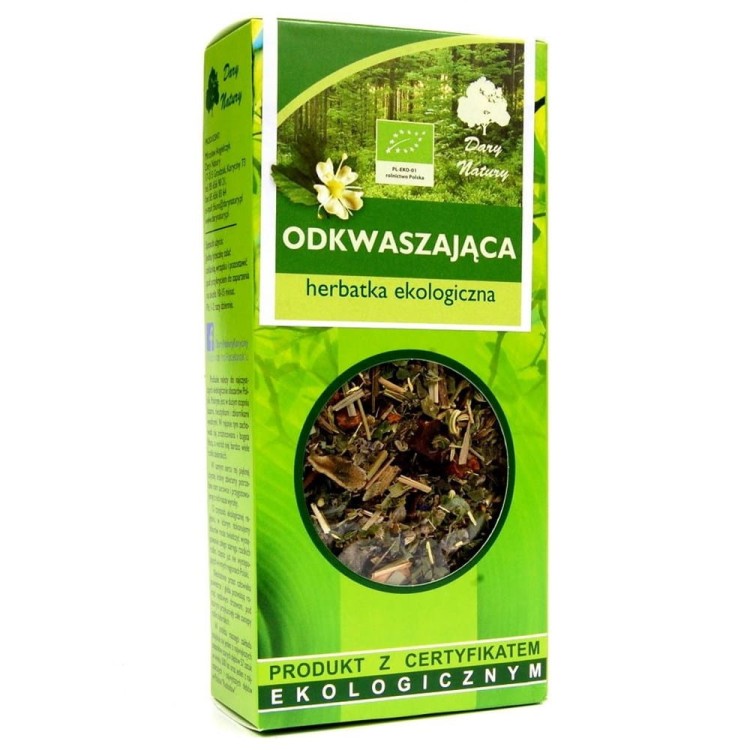 HERBATKA ODKWASZAJĄCA BIO 50 g - DARY NATURY #1