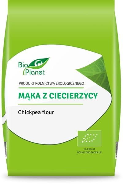 Mąka z ciecierzycy  BIO 400g - Bio Planet    #1